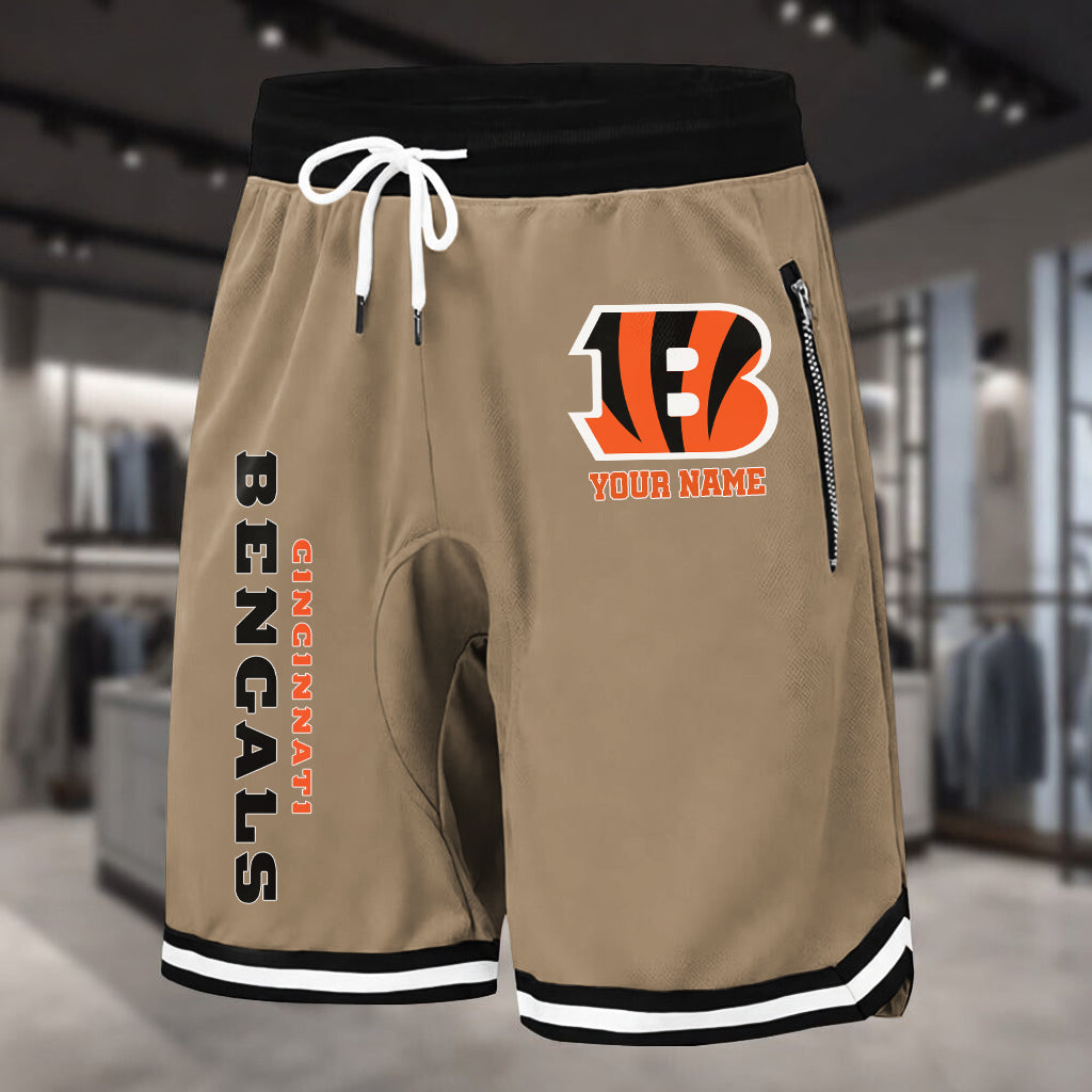 PREMIUM NFL X CIN Summer Fitness Breathable Basketball Shorts NDT LVH 230426