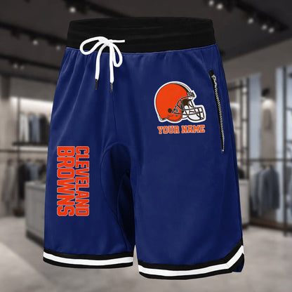 PREMIUM NFL X CLE Summer Fitness Breathable Basketball Shorts NDT LVH 230426
