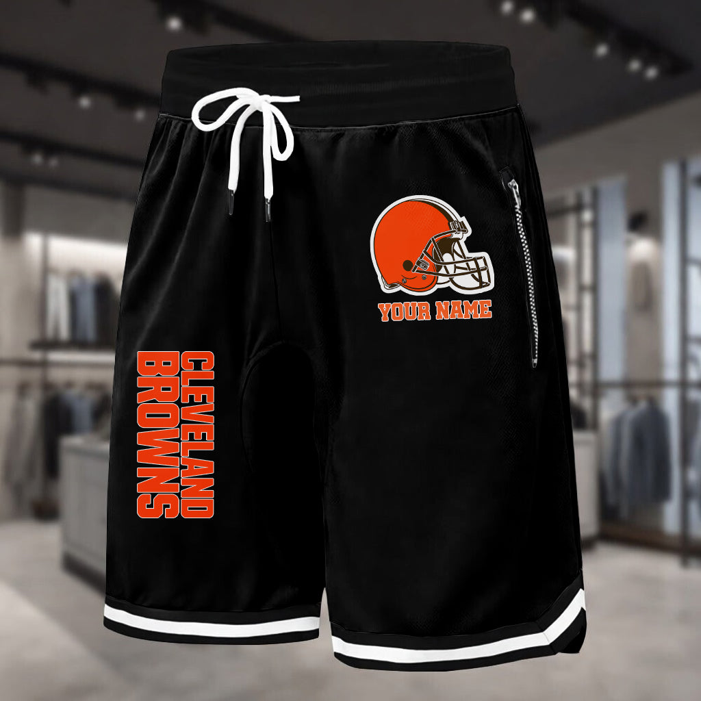 PREMIUM NFL X CLE Summer Fitness Breathable Basketball Shorts NDT LVH 230426