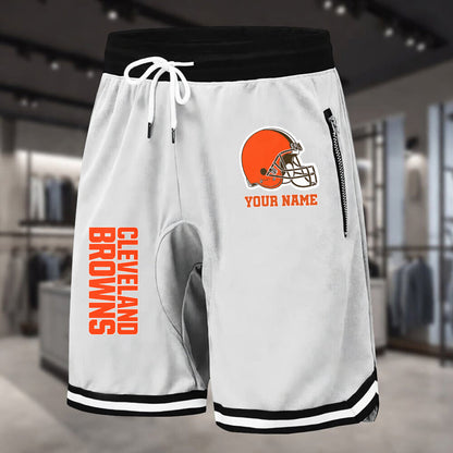 PREMIUM NFL X CLE Summer Fitness Breathable Basketball Shorts NDT LVH 230426