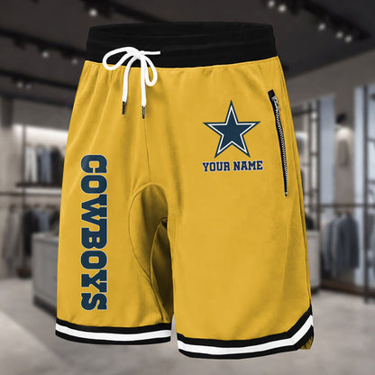 PREMIUM NFL X DAL Summer Fitness Breathable Basketball Shorts NDT LVH 230426