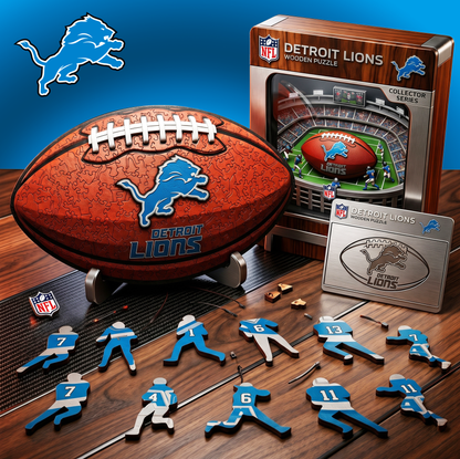 PREMIUM NFL X DL 3D Platinum Wooden Puzzle  Gift For Fan Limited Editions NDT VHM 030626
