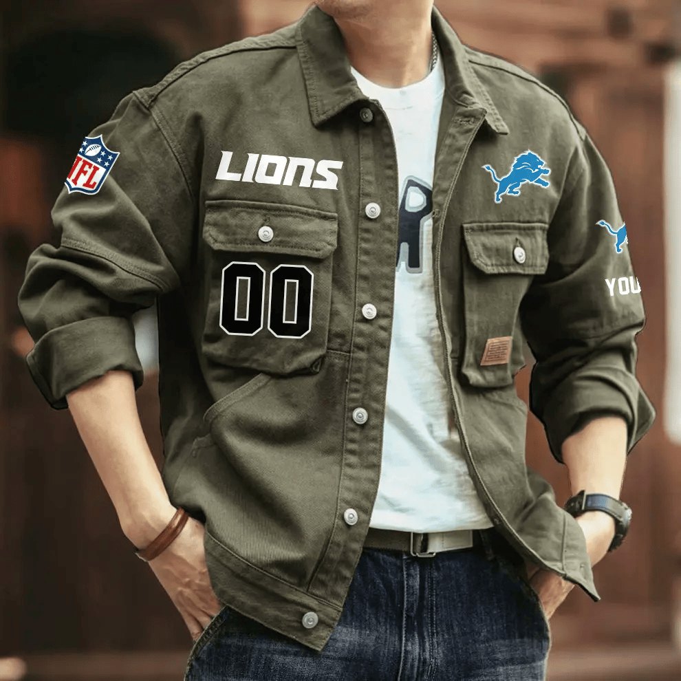 PREMIUM NFL X DL Men's Denim Autumn Jackets NDT VHM 090626