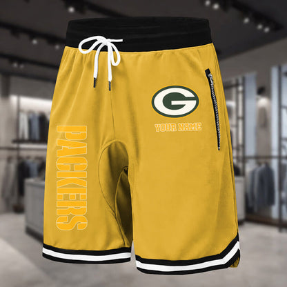 PREMIUM NFL X GB Summer Fitness Breathable Basketball Shorts NDT LVH 230426