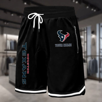 PREMIUM NFL X HOU Summer Fitness Breathable Basketball Shorts NDT LVH 230426