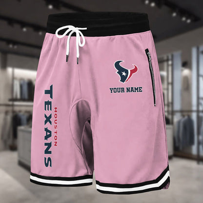 PREMIUM NFL X HOU Summer Fitness Breathable Basketball Shorts NDT LVH 230426