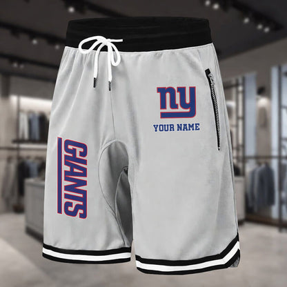 PREMIUM NFL X NYG Summer Fitness Breathable Basketball Shorts NDT LVH 60426