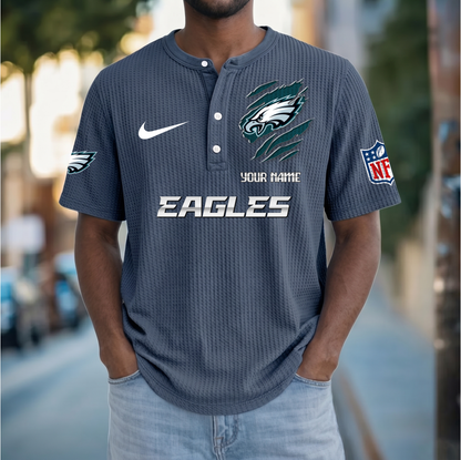 PREMIUM NFL  X  PE Crew neck button Henry Shirt Limited Editions NDT VHM 230426