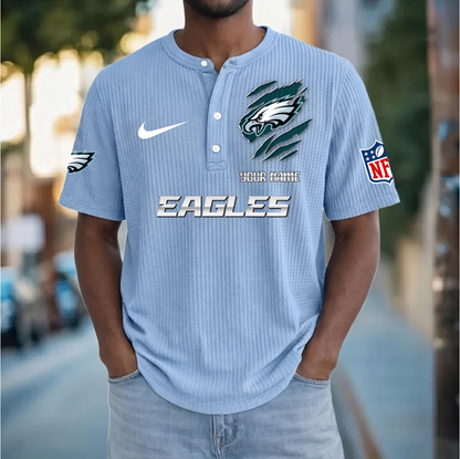PREMIUM NFL  X  PE Crew neck button Henry Shirt Limited Editions NDT VHM 230426
