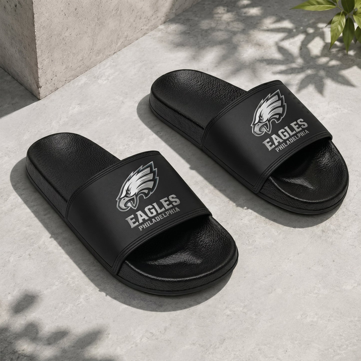 PREMIUM NFL X PE New Black Slippers All Size Custom Name FOR SUMMER HOLIDAY NDT VHM 160626