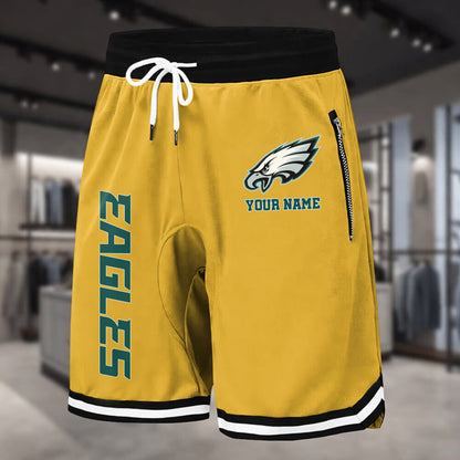 PREMIUM NFL X PHI Summer Fitness Breathable Basketball Shorts NDT LVH 60426