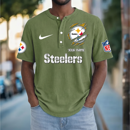 PREMIUM NFL  X  PS Crew neck button Henry Shirt Limited Editions NDT VHM 230426