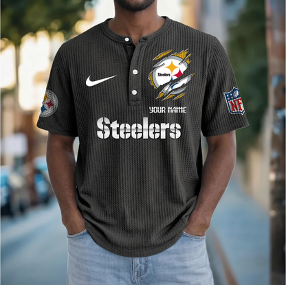 PREMIUM NFL  X  PS Crew neck button Henry Shirt Limited Editions NDT VHM 230426