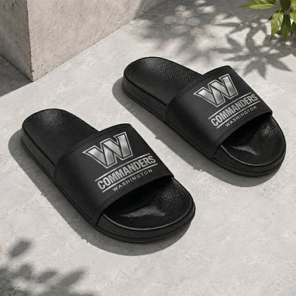 PREMIUM NFL X WC New Black Slippers All Size Custom Name FOR SUMMER HOLIDAY NDT VHM 160626