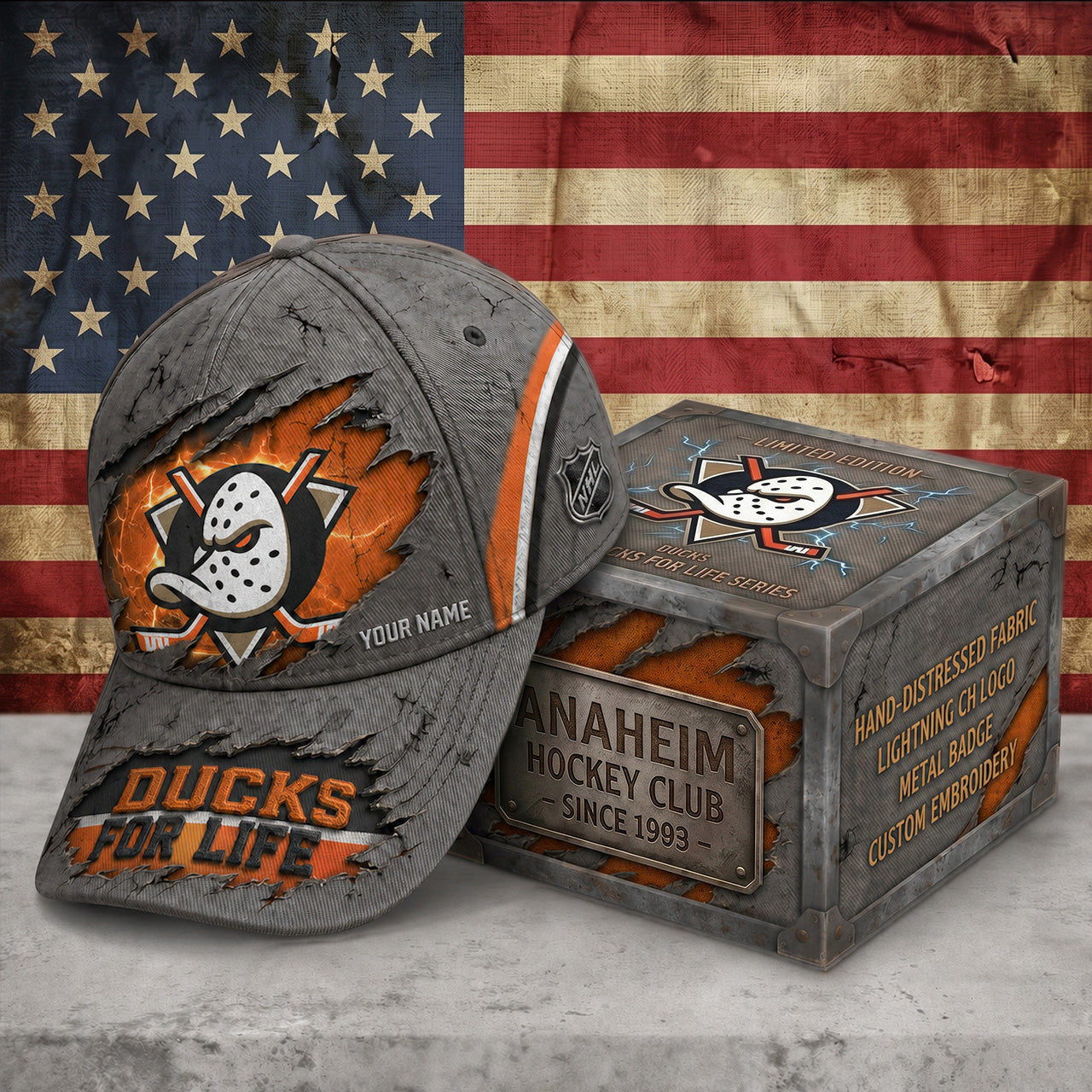 PREMIUM NHL X AD RETRO VINTAGE CUSTOM NAME HAT LIMIED EDITIONS NDT NTN 190526