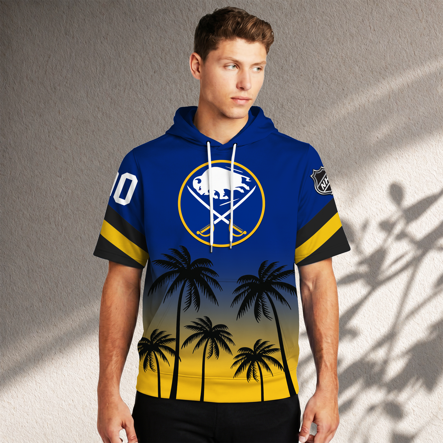 PREMIUM NHL X BS Short Sleeve Hoodie T-Shirt FOR SUMMER HOLIDAY NDT VHM 160526
