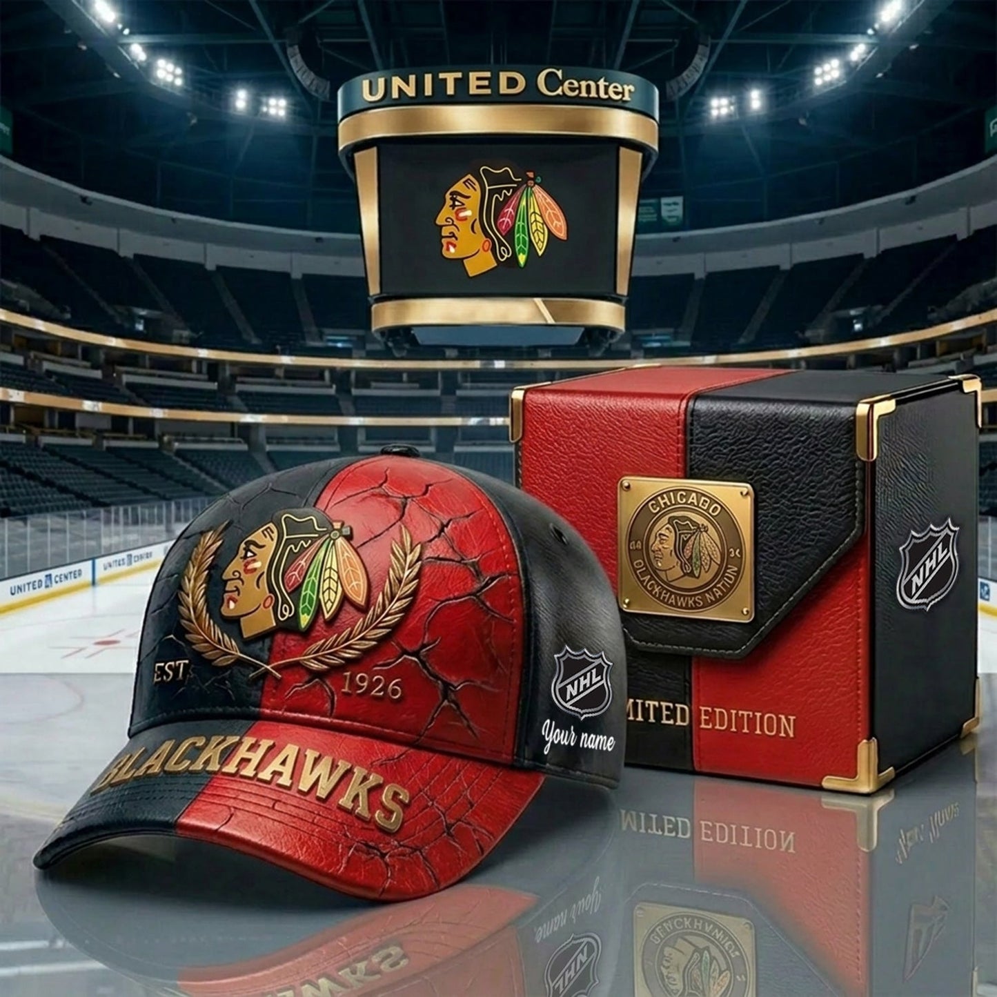 PREMIUM NHL X CB CRACK CUSTOM NAME V6 HAT NDT NHM 230426