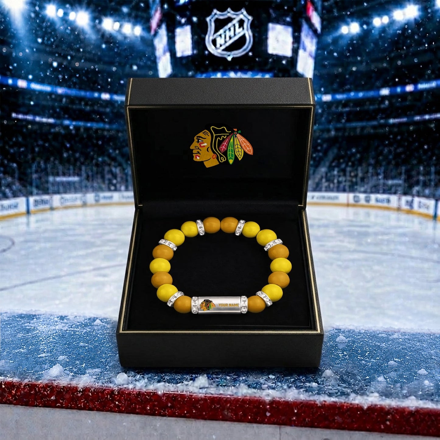 PREMIUM NHL X CB Custom Name Handcrafted Lucky Energy Bracelet Gift For Fans - Limited Edition NDT NHM 270526