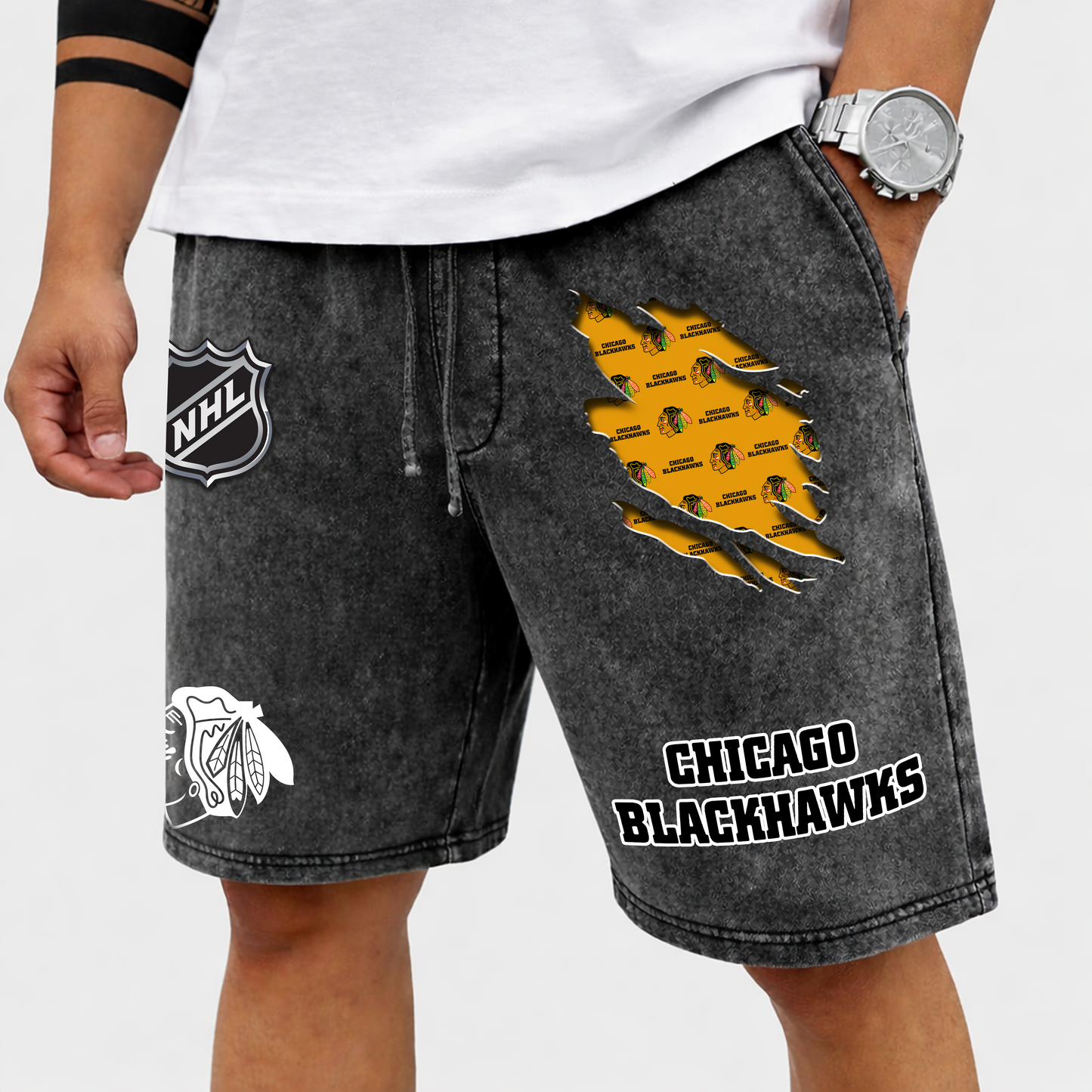 PREMIUM NHL X CB WASH SHORT FOR SUMMERS HOLIDAY V2 NDT VHM 080426