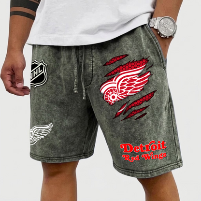 PREMIUM NHL X DRW WASH SHORTS FOR SUMMER HOLIDAY NDT VHM  070426