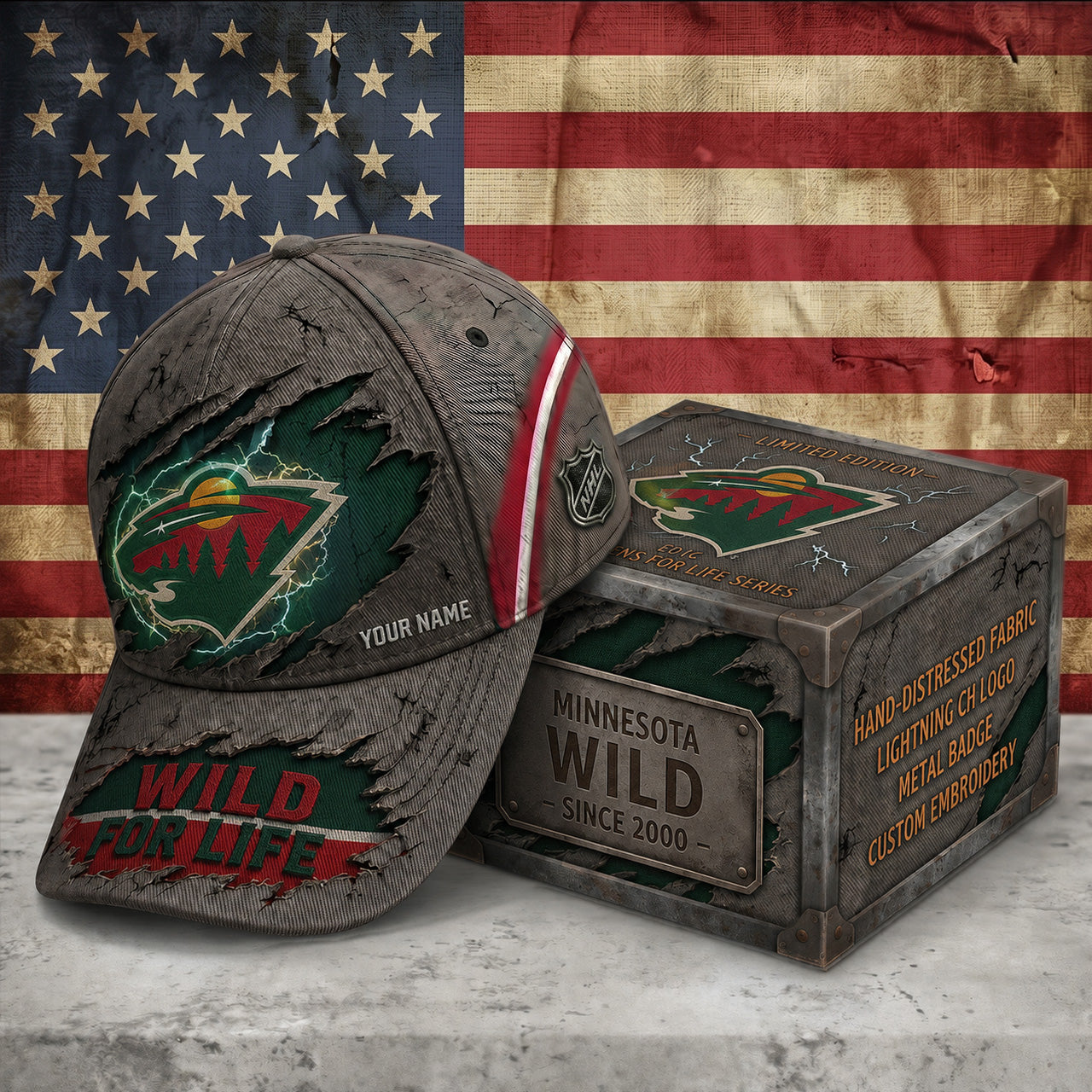 PREMIUM NHL X MW RETRO VINTAGE CUSTOM NAME HAT LIMIED EDITIONS NDT NTN 190526