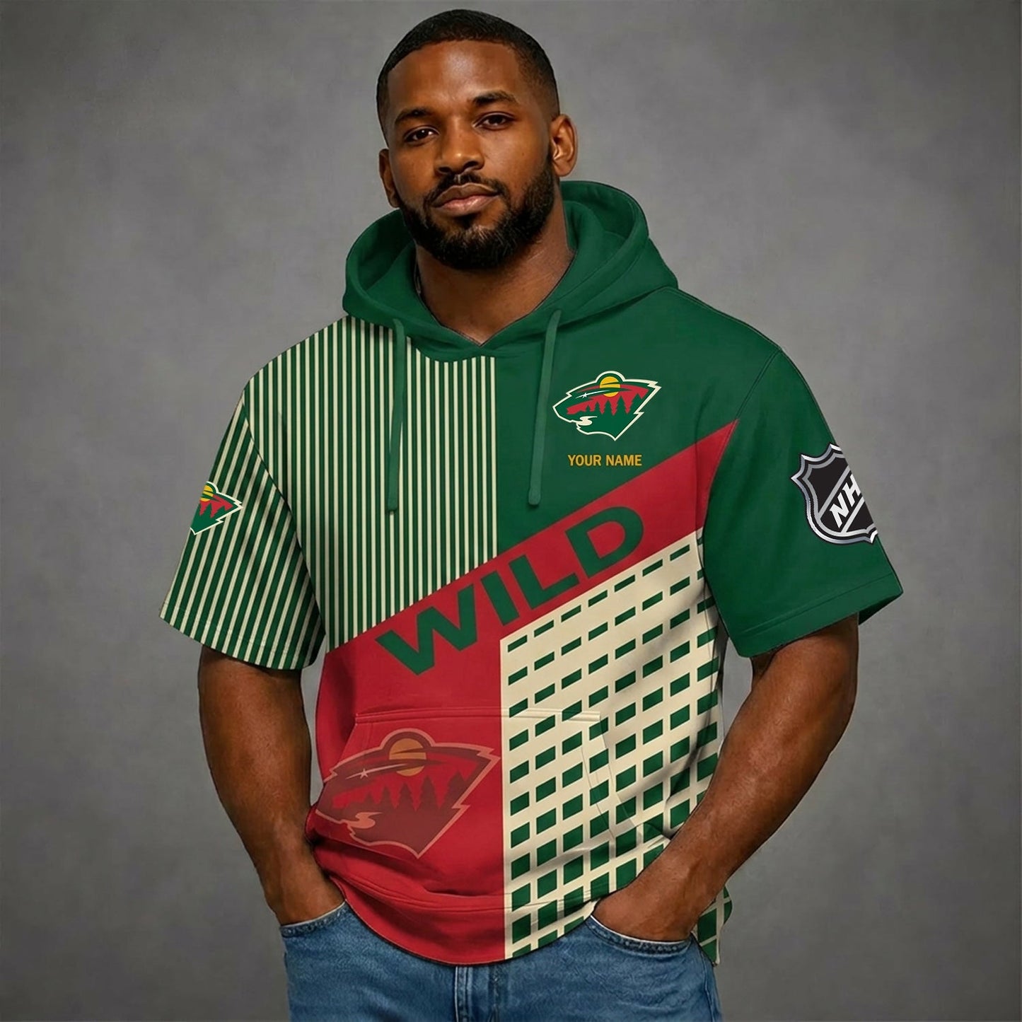 PREMIUM NHL X MW Short Sleeve Hoodie SHIRT FOR SUMMER HOLIDAY V3 NDT NHM 180526