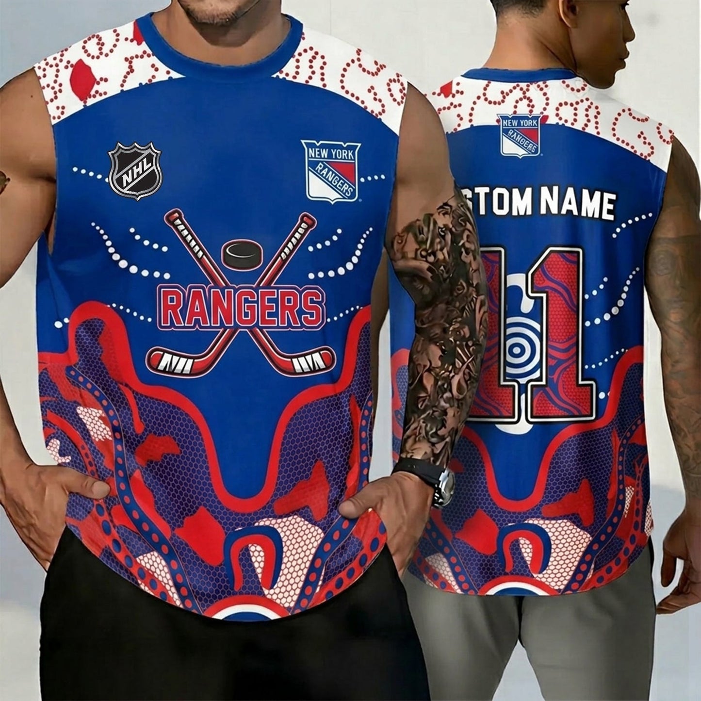 PREMIUM NHL X NRY Personalized Tank Top Limited Editions NDT NHM 160526