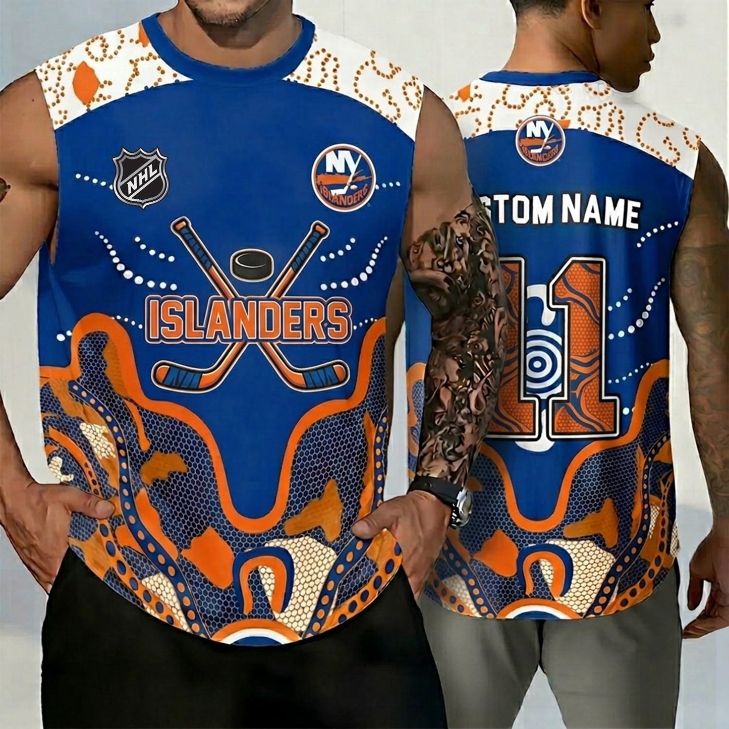 PREMIUM NHL X NYI Personalized Tank Top Limited Editions NDT NHM 160526