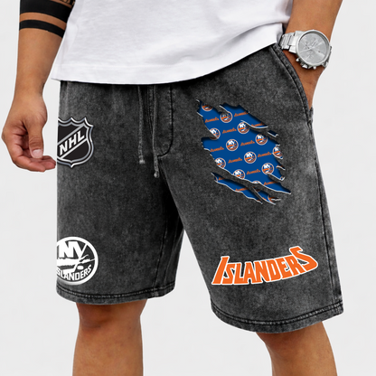 PREMIUM NHL X NYI WASH SHORT FOR SUMMERS HOLIDAY V2 NDT VHM 080426