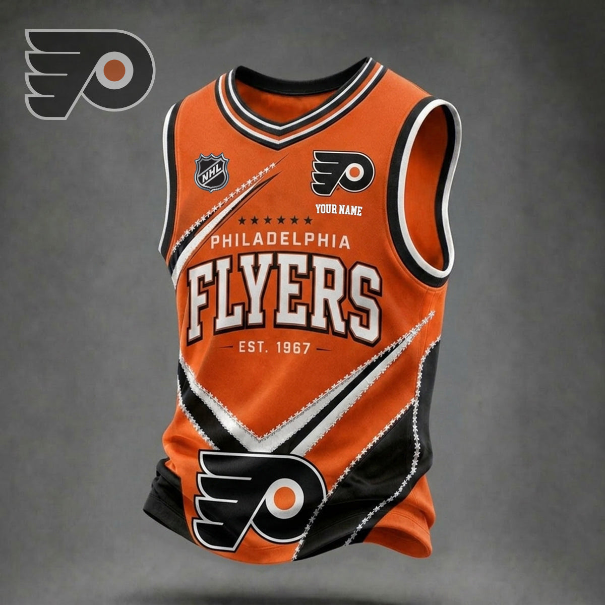 PREMIUM NHL X PF Game Day V-Neck Tank Top Custome Shirt NDT NHM 060626