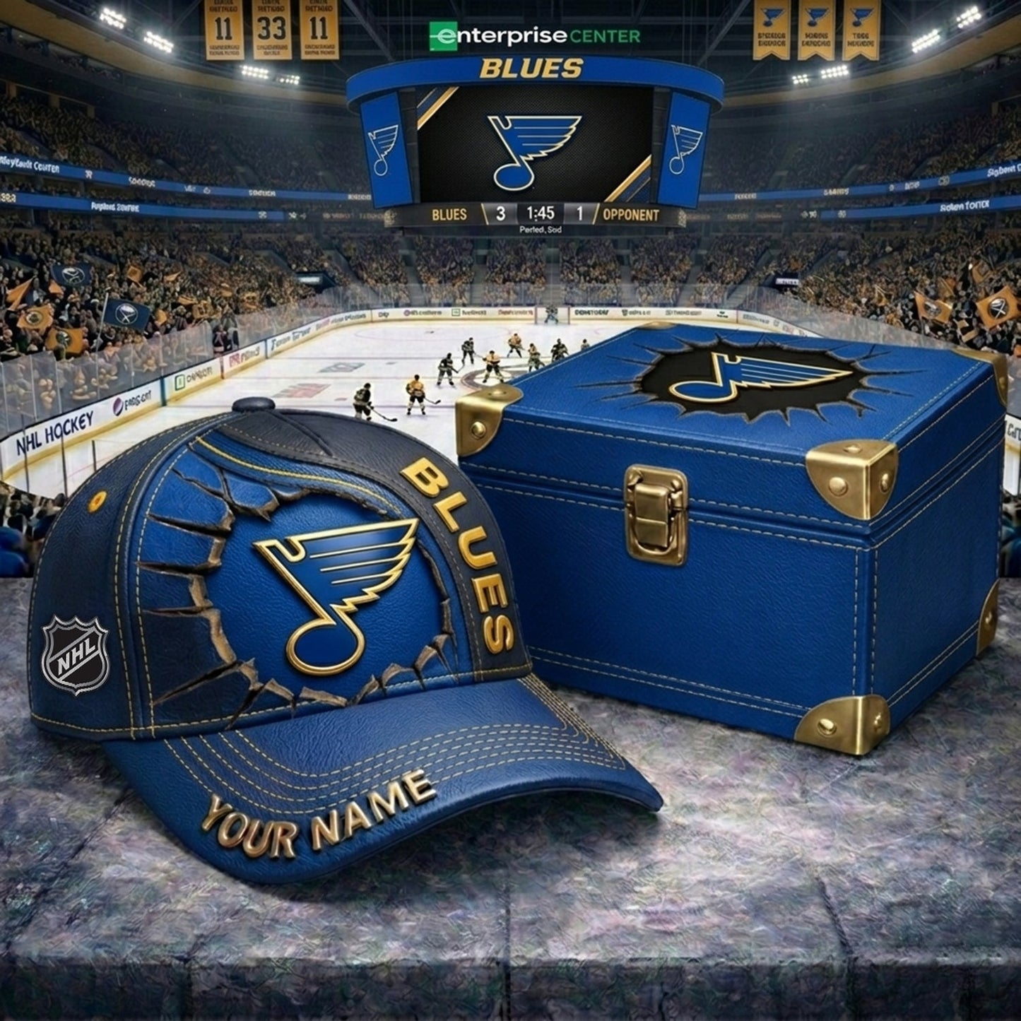 PREMIUM NHL X SLB CRACK CUSTOM NAME HAT NDT NHM 140426
