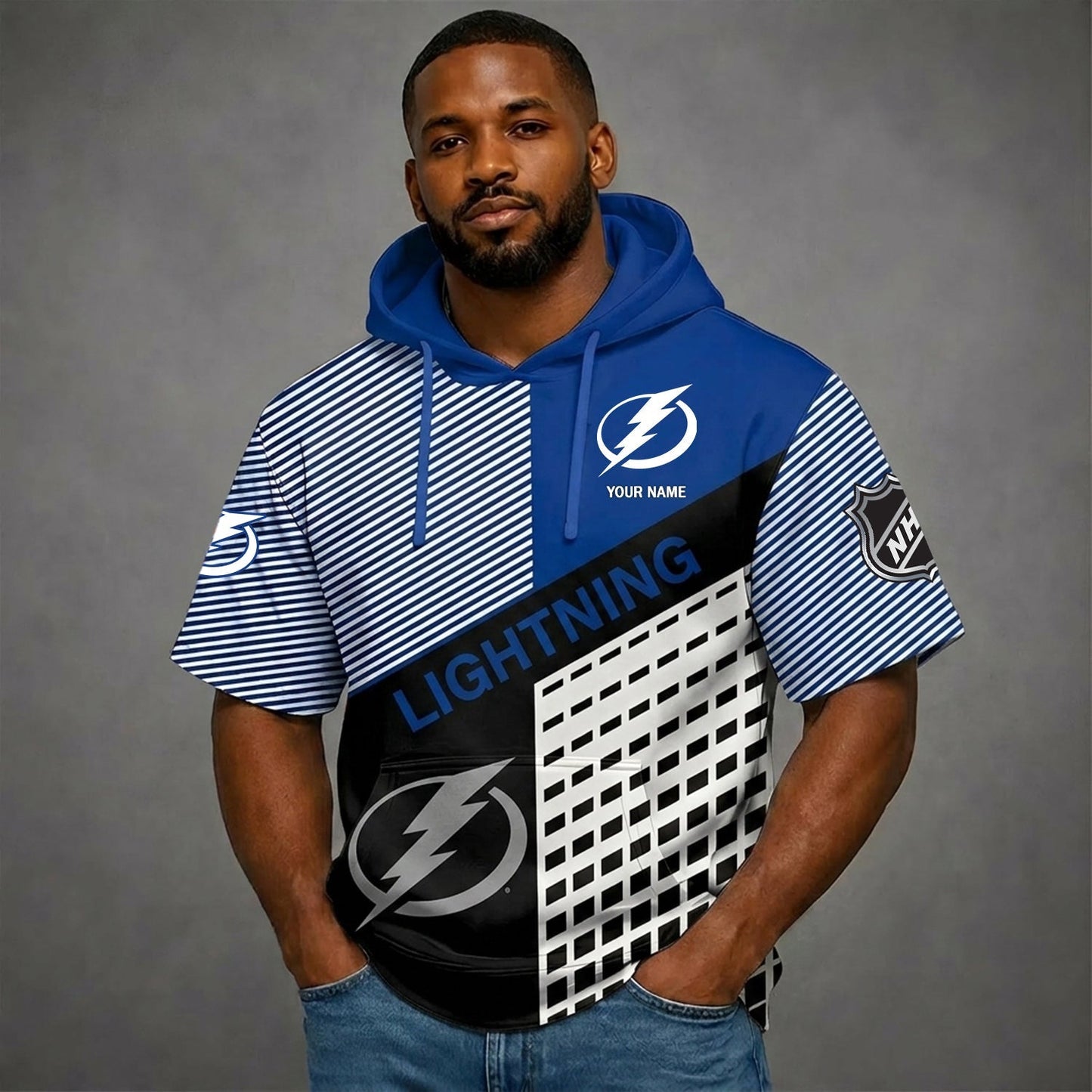 PREMIUM NHL X TBL Short Sleeve Hoodie SHIRT FOR SUMMER HOLIDAY V3 NDT NHM 180526