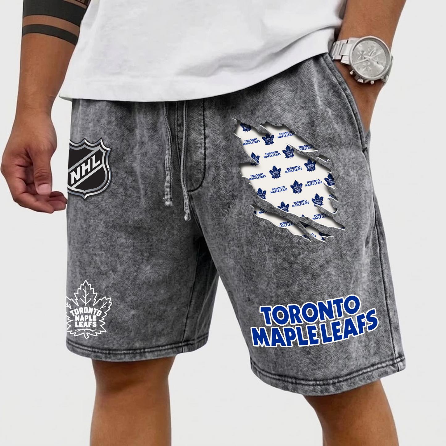 PREMIUM NHL X TML WASH SHORT FOR SUMMERS HOLIDAY V2 NDT VHM 080426