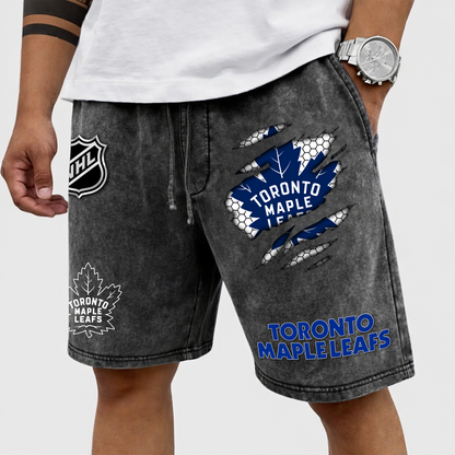 PREMIUM NHL X TML WASH SHORTS FOR SUMMER HOLIDAY NDT VHM  070426