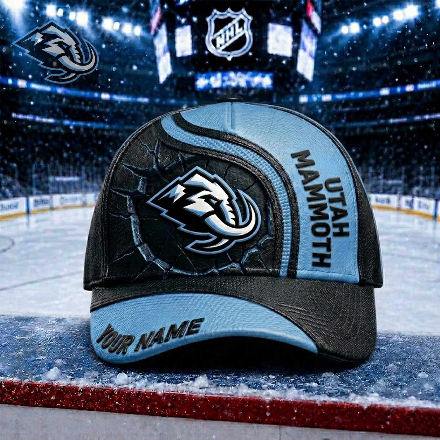 PREMIUM NHL X UM Embroidered Hockey Custom Name HAT NDT NHM 250526