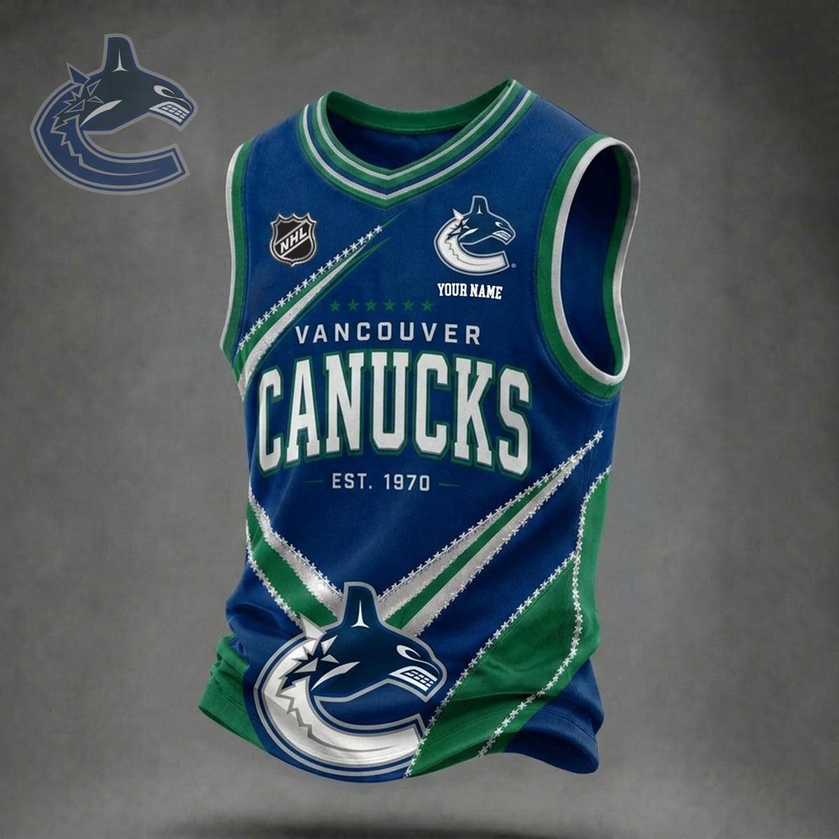 PREMIUM NHL X VC Game Day V-Neck Tank Top Custome Shirt NDT NHM 060626