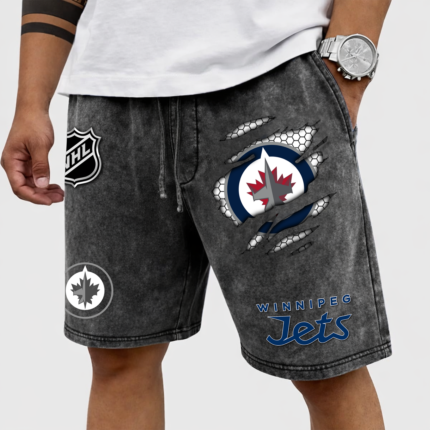PREMIUM NHL X WJ WASH SHORTS FOR SUMMER HOLIDAY NDT VHM  070426
