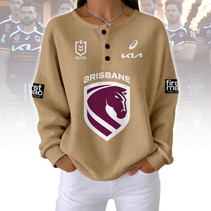 PREMIUM NRL X BB  Woman Waffle  Classic Hoodie NDT NQK 240326