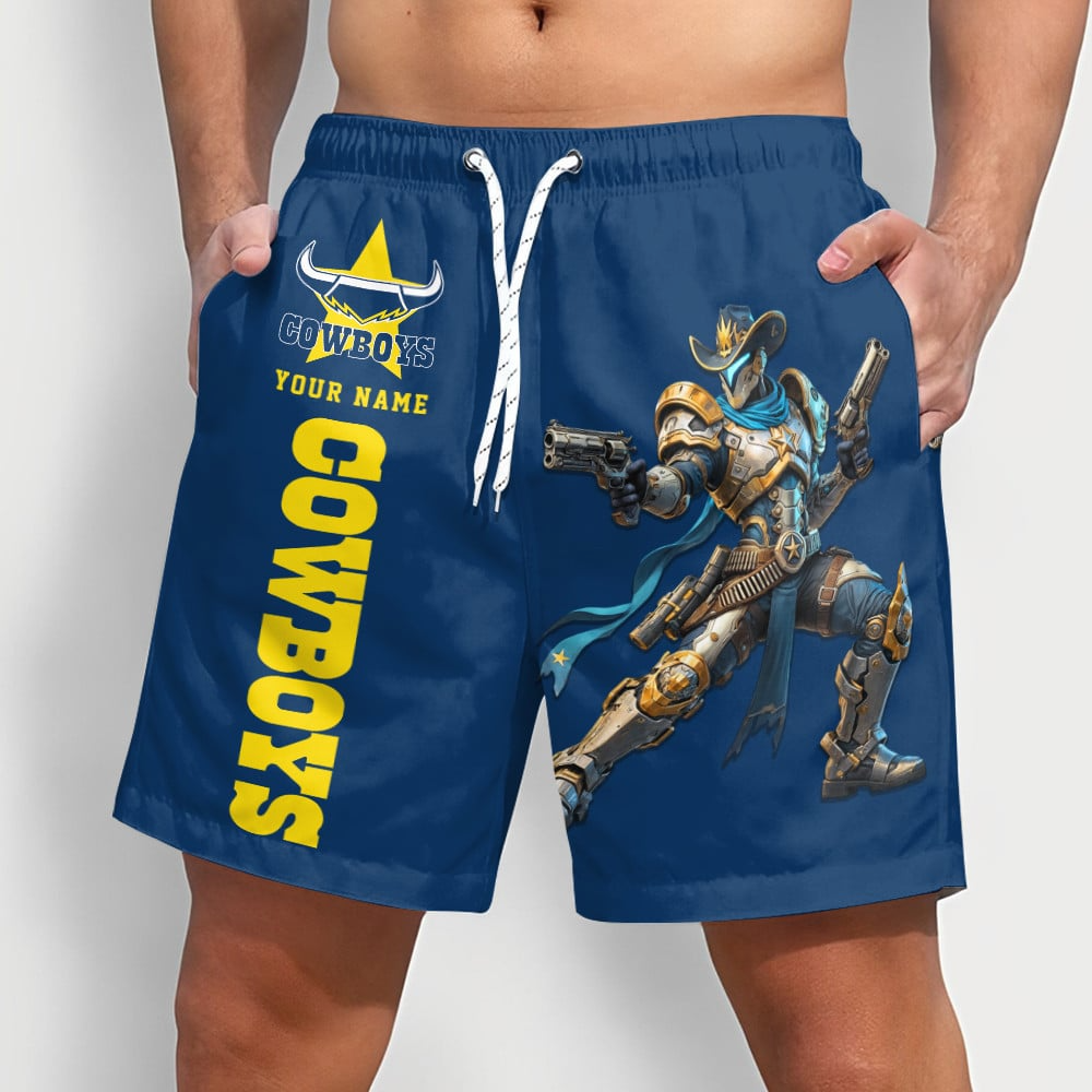 PREMIUM NRL  X C Sport Style Mascot Men Short Pants Custom NAME NDT NQK