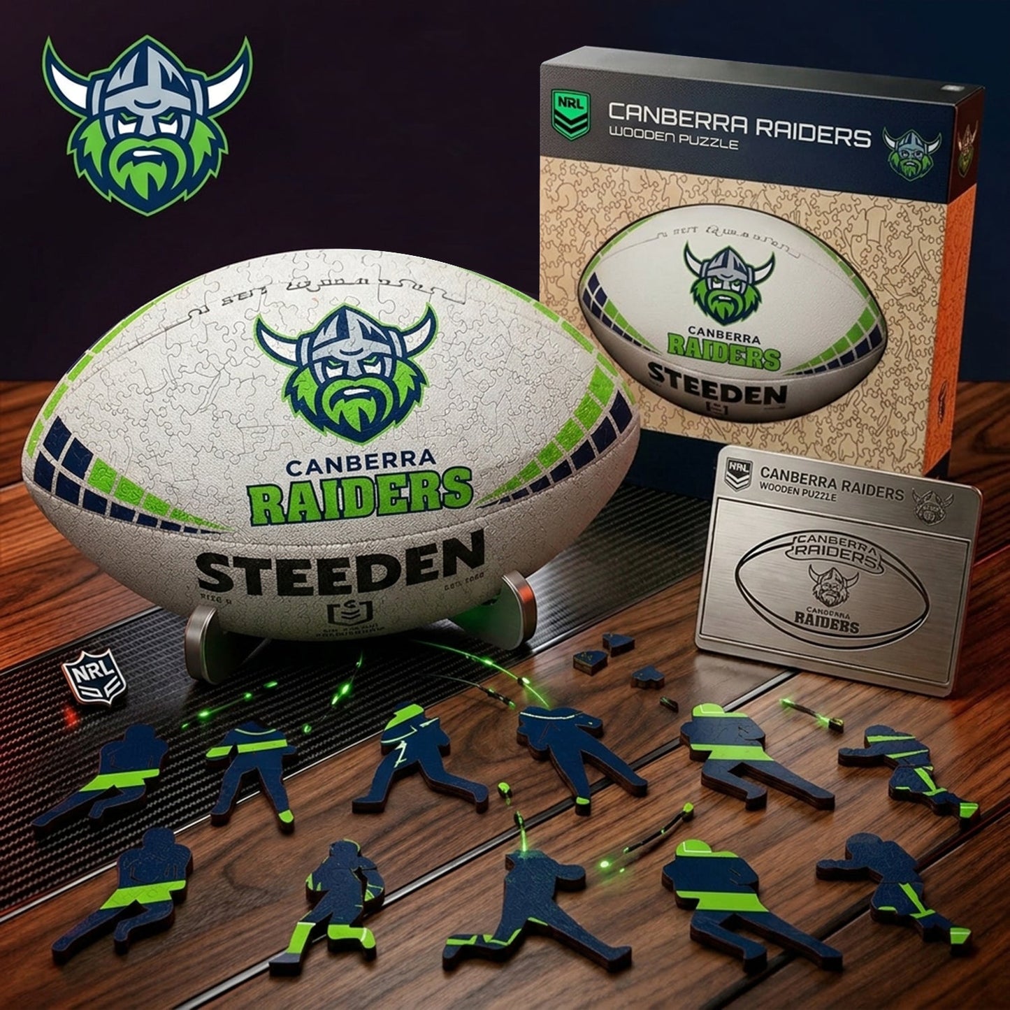 PREMIUM NRL X CB 3D Wooden Puzzle Gift For Fan Limited Editions NDT NHM 030626