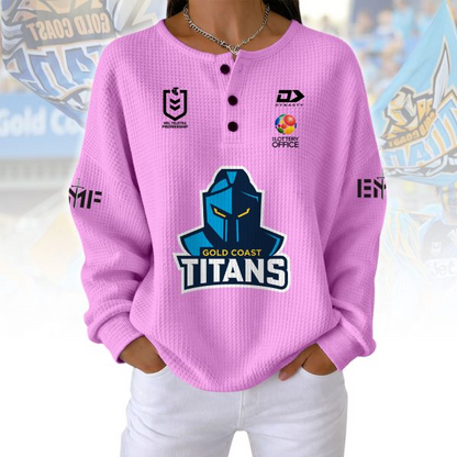 PREMIUM NRL X GCT Woman Waffle  Classic Hoodie NDT NQK 240326
