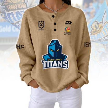 PREMIUM NRL X GCT Woman Waffle  Classic Hoodie NDT NQK 240326