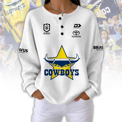 PREMIUM NRL X NQC Woman Waffle  Classic Hoodie NDT NQK 240326