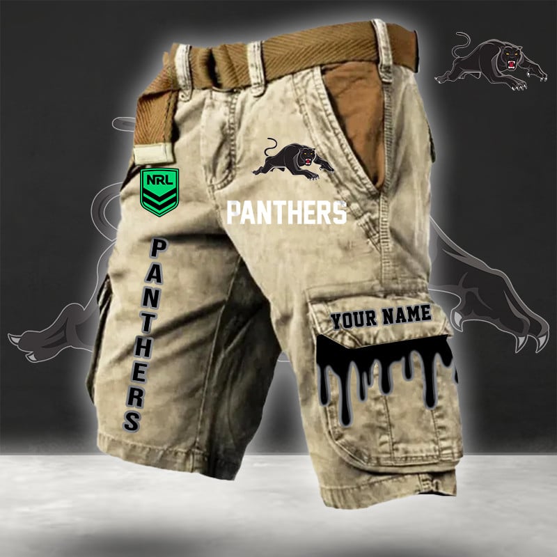 PREMIUM NRL X PP Cargo Shorts Custom Name Limited Edition NDT LVH
