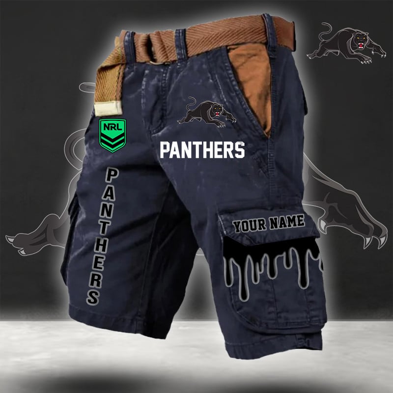 PREMIUM NRL X PP Cargo Shorts Custom Name Limited Edition NDT LVH