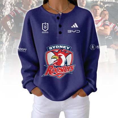PREMIUM NRL X SR Woman Waffle  Classic Hoodie NDT NQK 240326