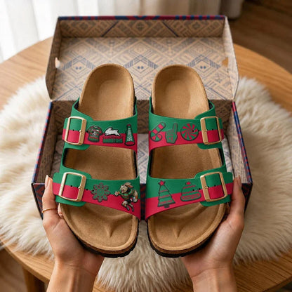 PREMIUM NRL  X SSR Birken-Inspired Double-Strap Sandals For Summer Holiday NDT NTN 80526