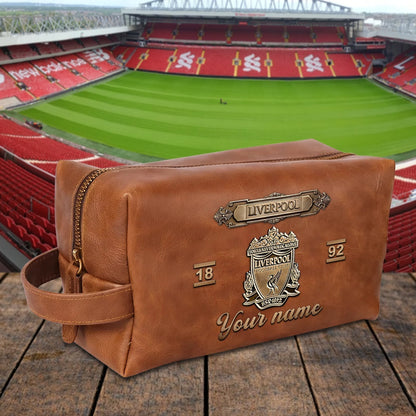 PREMIUM ?‹¨«‹¨«??‹¨«‹¨«‹¨«?‹¨«‹¨«? X LIV 3D EMBOSSED LEATHER TOILETRY BAG Limited Edition NDT NHM 020326