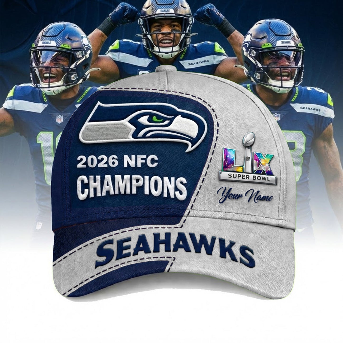 PREMIUM NFL X HAW National League Champions 2026 CLASSIC CAP NDT NHM 050226