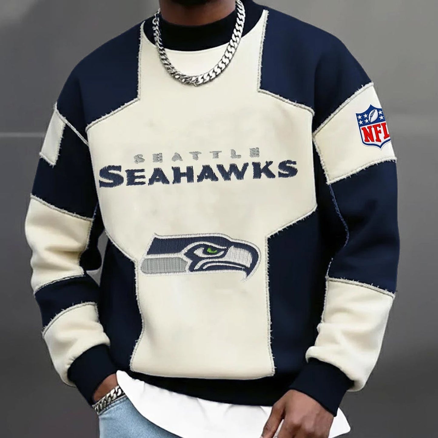 PREMIUM NFL X SEA SWEATER LONG SLEEVE SHIRT NDT NHM 090226